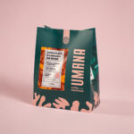 Pacote de café Chocolate & Laranja da Neide, linha Seletos da Umana, produzido por Neide Zeferino